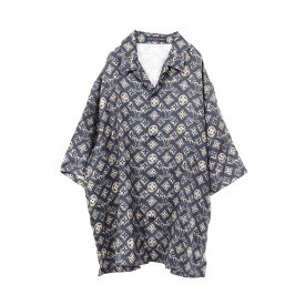 ルイ・ヴィトン LOUIS VUITTON モノグラム 衣料品 トップス シルク メンズ ネイビー系 / ベージュ系 - 【中古】