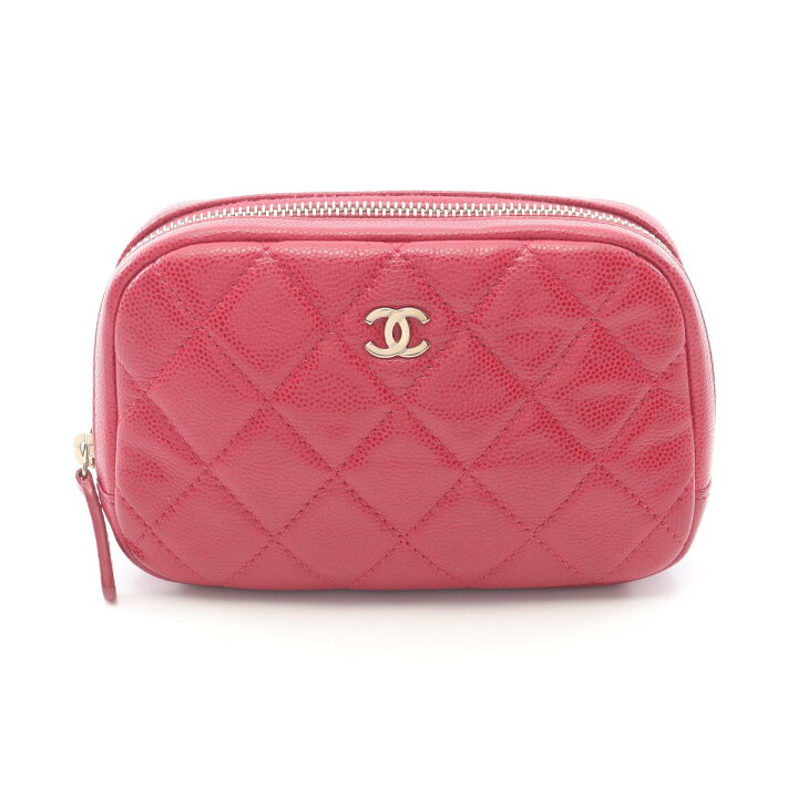 楽天市場】シャネル CHANEL マトラッセ ポーチ バッグ キャビアスキン  