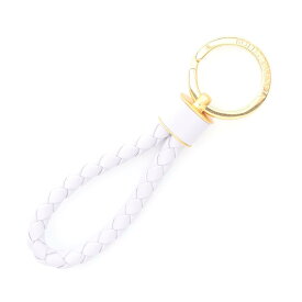 《全品5%クーポン×P5倍》ボッテガヴェネタ BOTTEGA VENETA イントレチャート キーホルダー アクセサリー レザー GP レディース パープル系 / ゴールド系 651820V0HW11431 【新品】