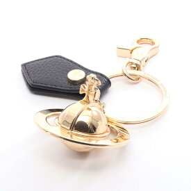 《全品5%クーポン×P5倍》ヴィヴィアンウエストウッド Vivienne Westwood オーブ キーホルダー アクセサリー レザー GP メンズ レディース ゴールド系 / ブラック系 8203011KUOM0014N403 【新品】