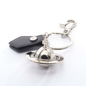 《全品5%クーポン×P5倍》ヴィヴィアンウエストウッド Vivienne Westwood オーブ キーホルダー アクセサリー レザー メタル メンズ レディース シルバー系 / ブラック系 8203011LUOM0014N403 【新品】