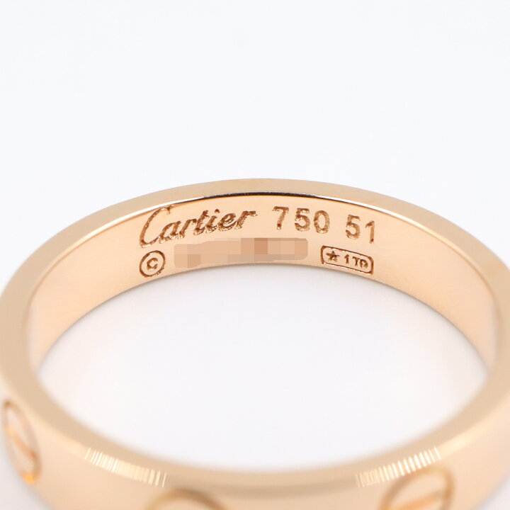 楽天市場】カルティエ CARTIER ミニラブリング リング・指輪  