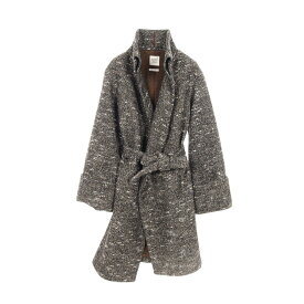 ≪5％OFFクーポン対象＆まとめ買い10%OFF≫エルメス HERMES 衣料品 アウター カシミヤ ウール レディース ブラック系 / ホワイト系 / カーキ系 【中古】