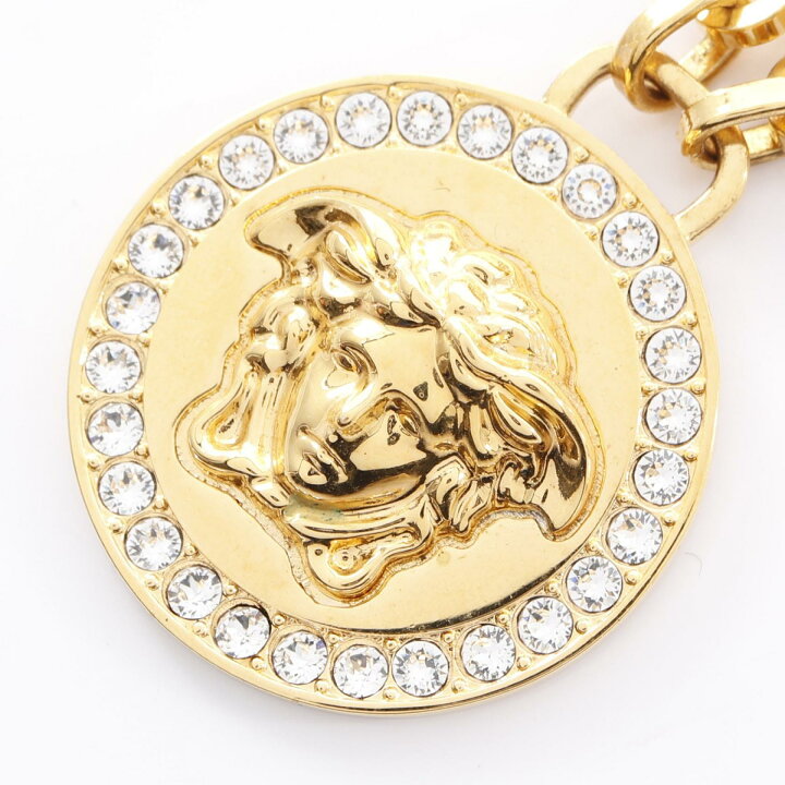楽天市場】ヴェルサーチ VERSACE メデューサ グレカ ネックレス 