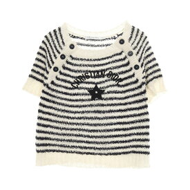 ＼20％OFFクーポン対象／ディオール Dior Dior Marini?re ニット 衣料品 トップス コットン シルク レディース アイボリー系 / ネイビー系 【中古】
