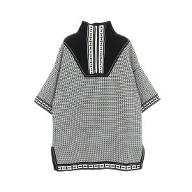 エルメス HERMES ニット 衣料品 トップス ウール レディース ブラック系 / ホワイト系 【中古】