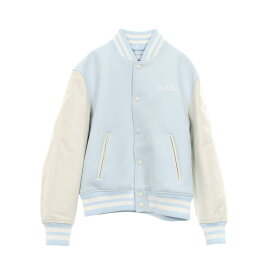 バーバリー BURBERRY ブルゾン 衣料品 アウター ナイロン レザー メンズ ブルー系 / ホワイト系 【中古】