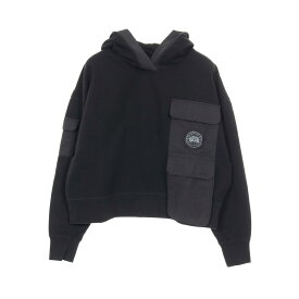 [3千円OFFクーポン対象＆まとめ買い10%OFF]カナダグース CANADA GOOSE イェーツ フーディー パーカー 衣料品 トップス コットン レディース ブラック系 7079W 【中古】