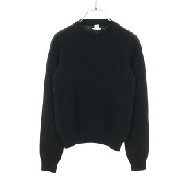 《10％OFFクーポン対象》エルメス HERMES LOUNGEWEAR VOYAGE ラウンジウェアヴォヤージュ ニット 衣料品 トップス ウール レディース ブラック系 2H2630DA 【中古】