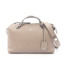 ≪15%OFFクーポン対象 5/9 20時〜5/16 9:59≫フェンディ FENDI BY THE WAY MEDIUM バイザウェイ ミディアム ハンドバッグ バッグ レザー レディース ベージュ系 8BL124 【中古】