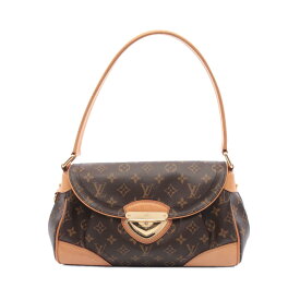 ルイ・ヴィトン LOUIS VUITTON ビバリーMM ショルダーバッグ バッグ PVCコーティングキャンバス レザー モノグラム レディース ブラウン系 M40121 【中古】
