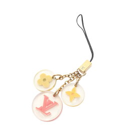 《全品5%クーポン×P5倍》ルイ・ヴィトン LOUIS VUITTON ビジュー テレフォンヌ フルール キーホルダー アクセサリー プラスチック レディース クリア系 / マルチカラー M65109 【中古】