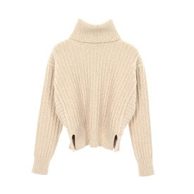 ＼10%OFFクーポン対象 7/4 20時〜7/11 9:59／エルメス HERMES ニット 衣料品 トップス ウール レディース ベージュ系 34/5H2627DA 【中古】