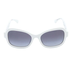 【SALE／5千円OFFクーポン】シャネル CHANEL サングラス サングラス 衣料品 アセテート レディース ホワイト系 5465QA 716/S6 【中古】