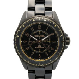 【ポイント5倍／〜4/10(金)23:59】シャネル CHANEL J12 クチュール 腕時計 時計 セラミック メンズ ブラック系 H9762 【中古】