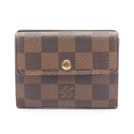 【ポイント5倍／〜4/10(金)23:59】ルイ・ヴィトン LOUIS VUITTON ラドロー コインケース 財布 PVCコーティングキャンバス ダミエ レディース ブラウン系 N62925 【中古】