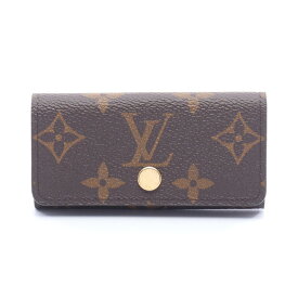 《全品5%クーポン×P5倍》ルイ・ヴィトン LOUIS VUITTON ミュルティクレ4 キーケース アクセサリー PVCコーティングキャンバス モノグラム レディース ブラウン系 M69517 【中古】