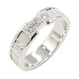 【SALE／2万円OFFクーポン】ティファニー TIFFANY＆CO アトラス ダイヤ リング リング・指輪 ジュエリー K18WG（ホワイトゴールド） ダイヤモンド レディース シルバー系 / クリア系 【中古】
