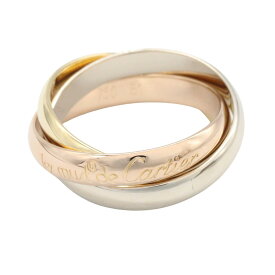 【SALE／10%OFFクーポン】カルティエ CARTIER トリニティリング リング・指輪 ジュエリー K18（イエローゴールド） K18WG（ホワイトゴールド） K18PG（ピンクゴールド） レディース ゴールド系 / シルバー系 【中古】