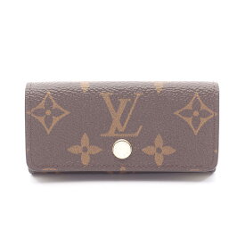 《全品5%クーポン×P5倍》ルイ・ヴィトン LOUIS VUITTON ミュルティクレ4 シトラス 4連 キーケース アクセサリー PVCコーティングキャンバス モノグラム レディース ブラウン系 / イエロー系 M28301 【中古】
