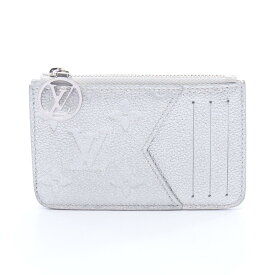 【ポイント5倍／〜4/10(金)23:59】ルイ・ヴィトン LOUIS VUITTON ポルトカルト ロミー コインケース 財布 レザー モノグラム・アンプラント レディース シルバー系 M26513 【中古】