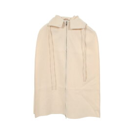 ヴァレンチノ Valentino サイドオープン ベスト ポンチョ 衣料品 アウター ウール カシミヤ レディース アイボリー系 PB3CG0N515E 【中古】