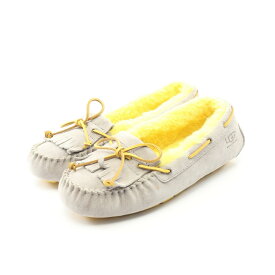 アグ UGG MANDIE マンディ モカシン 靴 ムートン レディース グレー系 / イエロー系 1003799 【中古】