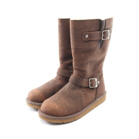 アグ UGG KENSINGTON ケンジントン ブーツ 靴 ムートン レディース ブラウン系 【中古】