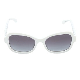 【SALE／5千円OFFクーポン】シャネル CHANEL サングラス サングラス 衣料品 アセテート レディース ホワイト系 5465QA 716/S6 【中古】
