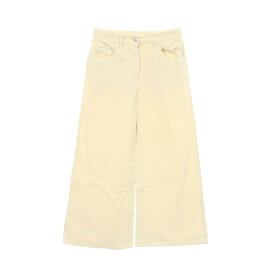 シャネル CHANEL ココマークボタン パンツ 衣料品 ボトムス コットン レディース アイボリー系 P80967V73625 【中古】