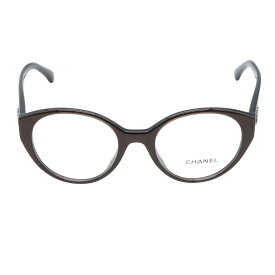 【SALE／5千円OFFクーポン】シャネル CHANEL 伊達メガネ メガネ 衣料品 アセテート レディース パープル系 3430BA 1705(51) 【中古】