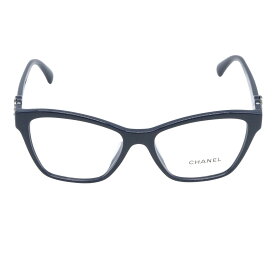 シャネル CHANEL 伊達メガネ メガネ 衣料品 アセテート レディース ネイビー系 3420QA 1643(54) 【中古】