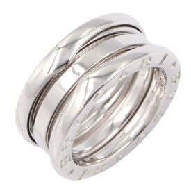 【SALE／10%OFFクーポン】ブルガリ BVLGARI B-zero1 ビーゼロワン リング 3バンド リング・指輪 ジュエリー K18WG（ホワイトゴールド） レディース シルバー系 【中古】