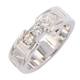 【SALE／2万円OFFクーポン】ティファニー TIFFANY＆CO アトラス リング リング・指輪 ジュエリー K18WG（ホワイトゴールド） ダイヤモンド レディース シルバー系 / クリア系 【中古】