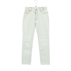 メゾンマルジェラ10 Maison Margiela 10 STEREOTYPE ボタンフライ ユーズド加工 デニムパンツ 衣料品 ボトムス コットン メンズ ブルー系 S50LA0101 【中古】