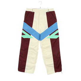 ディースクエアード DSQUARED2 カラーブロック トラックパンツ パンツ 衣料品 ボトムス ポリエステル メンズ アイボリー系 / ボルドー系 / マルチカラー 【中古】