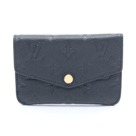 ルイ・ヴィトン LOUIS VUITTON ポシェット クレ キーリング付き キーケース アクセサリー レザー モノグラム・アンプラント レディース ブラック系 M60633 【中古】
