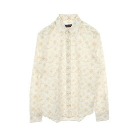 ルイ・ヴィトン LOUIS VUITTON モノグラムサンド 長袖 衣料品 トップス コットン メンズ ホワイト系 / ベージュ系 RM232M ZR6 HPS33W 【中古】