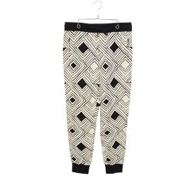 ドルチェアンドガッバーナ DOLCE & GABBANA 総柄 パンツ 衣料品 ボトムス コットン メンズ アイボリー系 / ブラック系 G6ETAT 【中古】