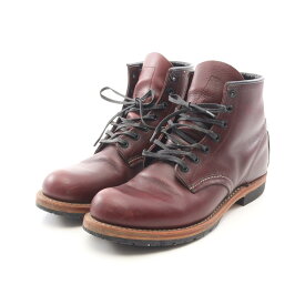 レッドウィング RED WING 9011 BECKMAN ブーツ 靴 レザー メンズ ボルドー系 【中古】