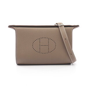 エルメス HERMES ヴィド ポッシュ エトゥープ ショルダーバッグ バッグ トゴ トゴ レディース グレー系 【中古