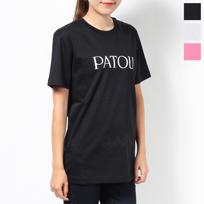 楽天市場】PATOU パトゥ Tシャツ ロゴTシャツ S/S T-SHIRT レディース
