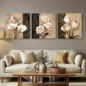 絵画 アートパネル インテリア おしゃれ 壁掛け 北欧 葉 花 緑 植物 自然 軽量 風水 玄関 寝室 部屋 リビング トイレ アート モダン ホテル 病院 学校 店舗 開店 プレゼント 額不要 金具付き 留め具付き 取り付け簡単 3枚セット