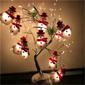 照明 1.6m 10ライト LEDライト 雪だるま 乾電池式orUSB クリスマス イルミネーションライト 飾り付け クリスマスかざり 電飾 パーティーグッズ ゆきだるま スノーマン イルミネーション ワイヤ