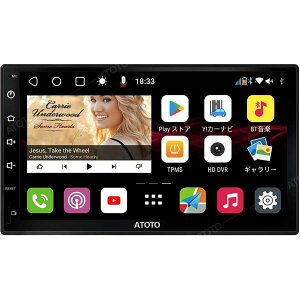 ATOTO 2����v���~�A��Android �J�[�I�[�f�B�I �X�e���I���V�[�o�[ aptX HD��������f���A��BT Phone Link QLED�f�B�X�v���C LRV�t��HD���A�r���[ATO-S8G2B74PM[���C�t�C���e���A���X]