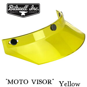 Biltwell �i�r���g�E�F���j"MOTO VISOR" �w�����b�g�p �o�C�U�[ �y�������C�G���[�z�ėp�i 3�X�i�b�v �s�[�N ���[ �������� MikeRide