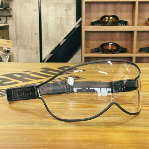 EtheN エテン バイザー "VISORS 02" バイザー クリアレンズ ヴィンテージコレクション フリーサイズ ストラップ交換可能 【眼鏡の上から装着可能】 ゴーグル シールド ジェットヘルメット 送料