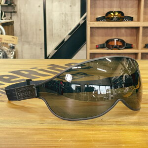 EtheN エテン バイザー "VISORS 06" バイザー スモークレンズ ヴィンテージコレクション フリーサイズ ストラップ交換可能 【眼鏡の上から装着可能】 ゴーグル シールド ジェットヘルメット 送