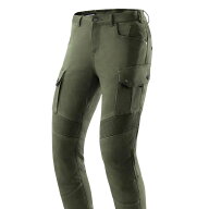REBELHORN（レベルホーン）ライディングカーゴパンツ "Faster Motorcycle Jeans " 【グリーン】 ストレッ…