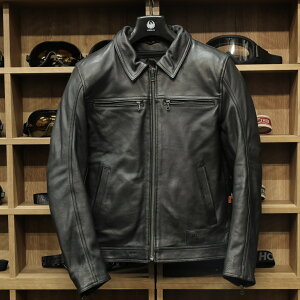 MERLIN }[ U[WPbg "Kingsbury D3O AAA Leather Jacket" yubNzoCNp VOC_[X vW ID3OveN^[ ECi[ AE^[ 傫߃TCYyԕi/